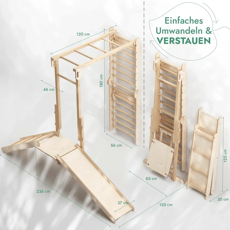 Jungle Playset For Swedish Walls Transform Your Swedish Walls Into A Home Climbing, Training And Play Area