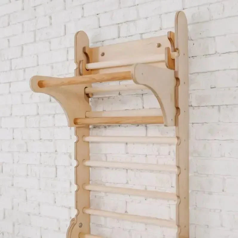 Pikler Triangle Wall Mount Extension Kit For Home Ladder