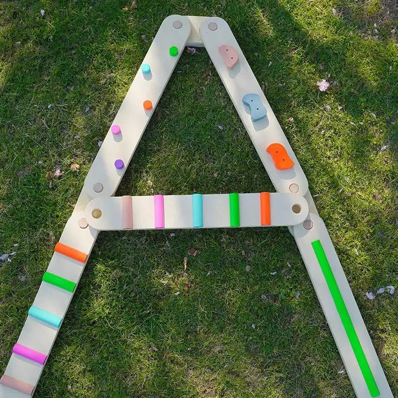 NNEDSZ Wooden Sensory Balance Beam Set for Kids - Indoor and Outdoor Balance Training