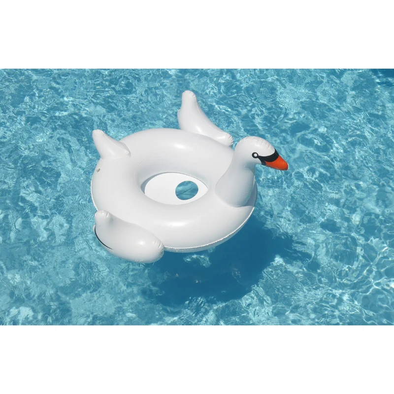 Anneau de nage en forme de cygne