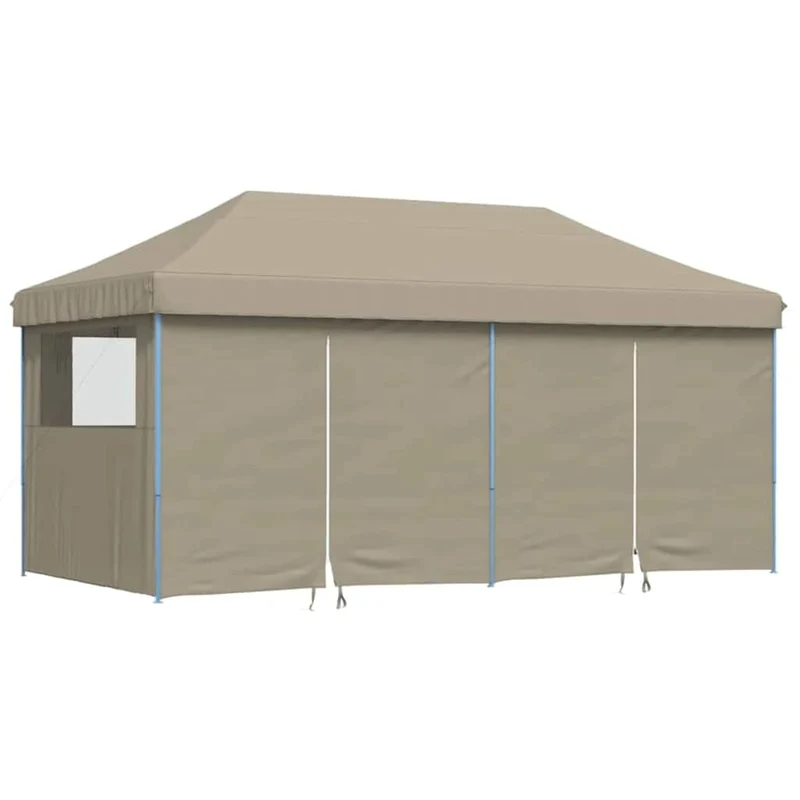 Partytent Pop-Up 580 X 292 X 315 Cm Taupe Oxford Stof