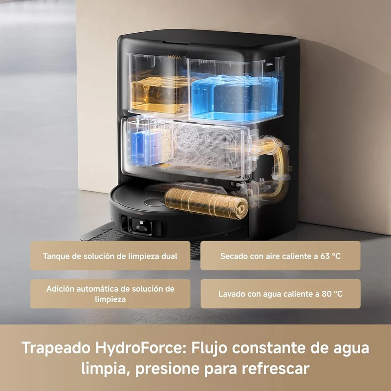 Mova – Z60 Ultra Roller Complete robot aspirador blanco