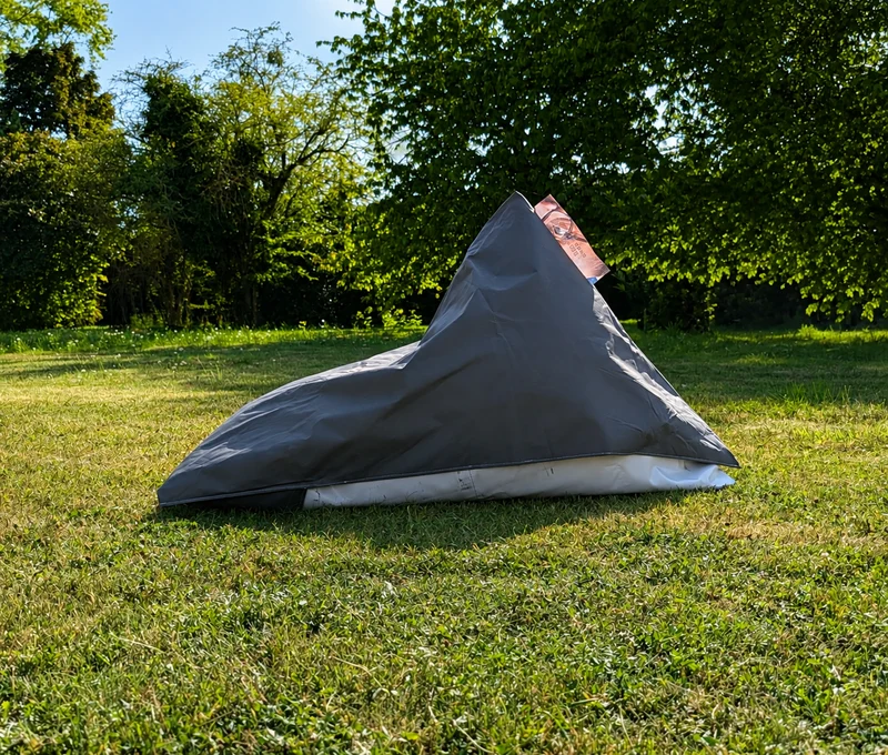 Housse de protection pour pouf extérieur
