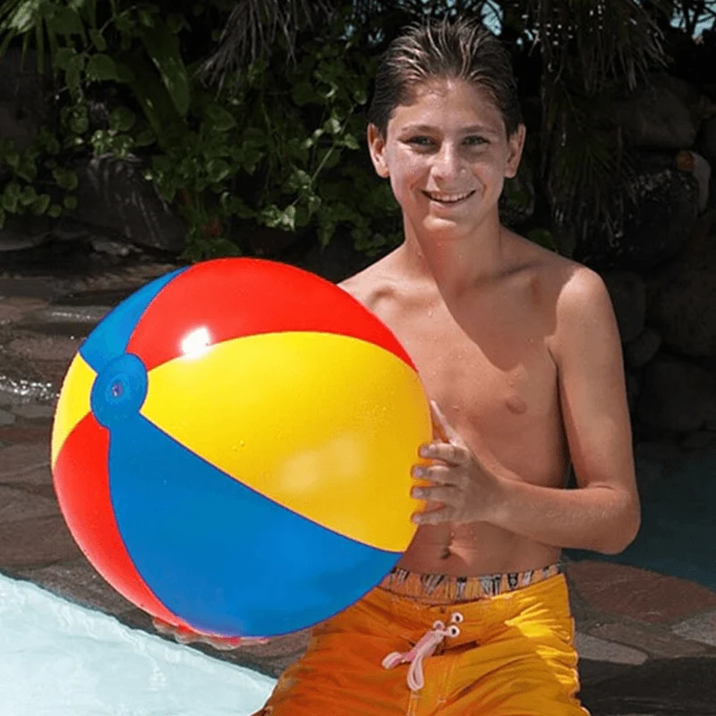 Ballon de plage gonflable coloré