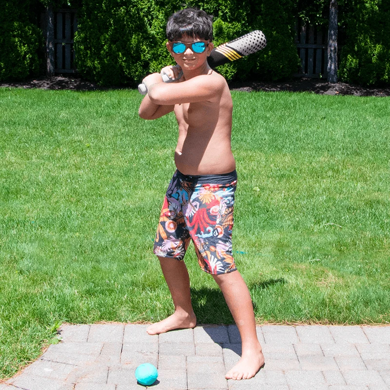 Baseball et de batte gonflable pour piscine