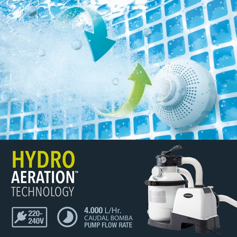 Intex SX1500 Depuradora de Arena 5700 l/h 190W