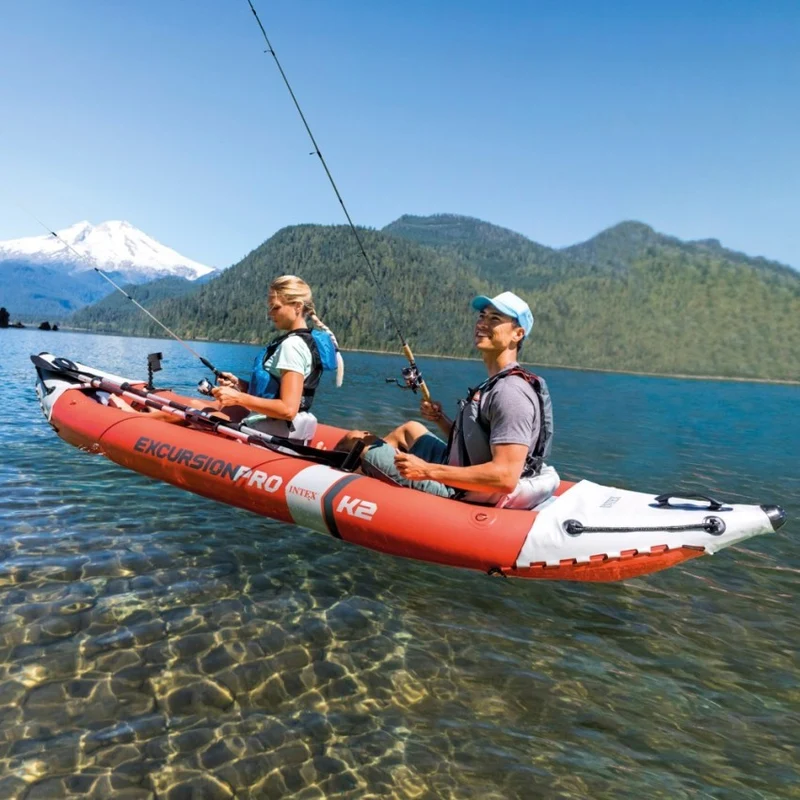 Intex Excursion Pro Kayak Hinchable 2 Plazas 384x94x46cm