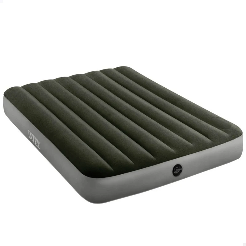 Intex Colchón Hinchable Doble Downy Fiber-Tech 137x191 cm