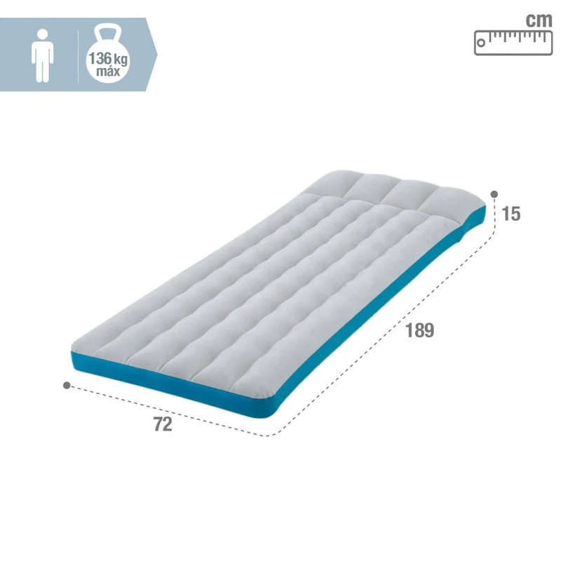 Intex Camping Mats Colchón Hinchable Individual 72x189x20 cm