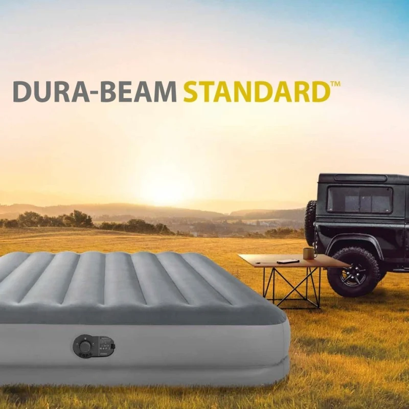 Intex Dura-Beam Standard Prestige Colchón Hinchable Doble 152x203cm USB
