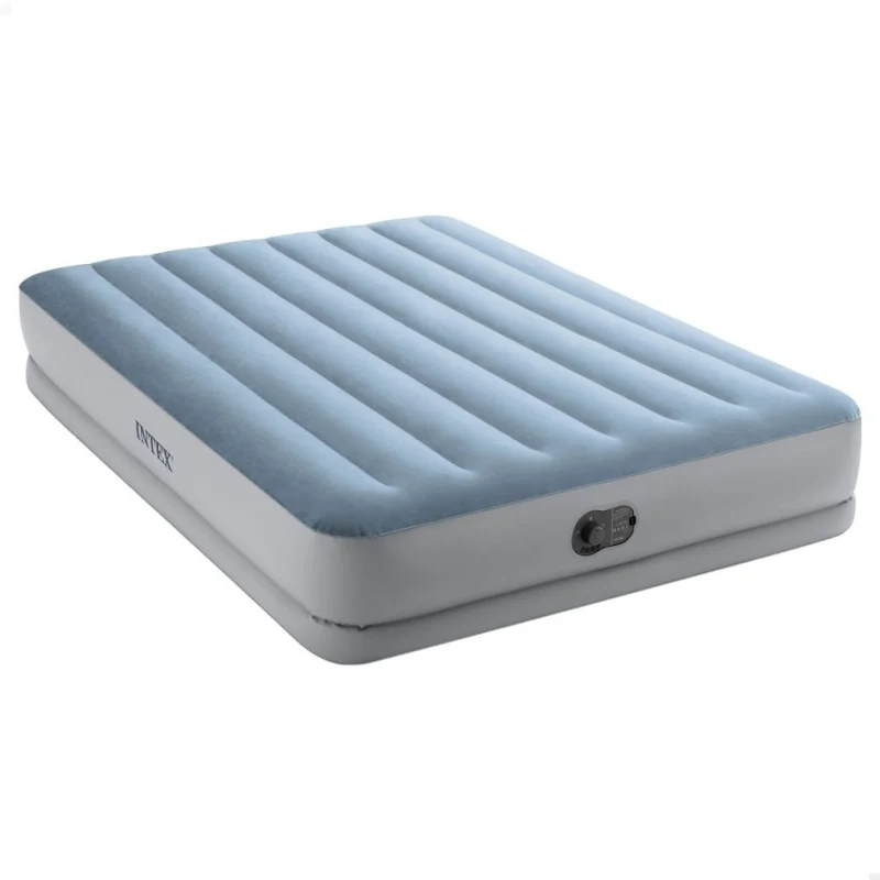 Intex Colchón Hinchable Doble Mid-Rise Comfort USB 152x203cm