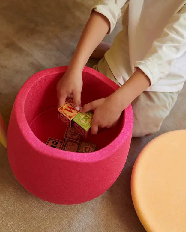 Stapelstein® Dynamic Small – Ensemble tabouret pour enfants favorisant l'équilibre et la motricité dès 3 ans
