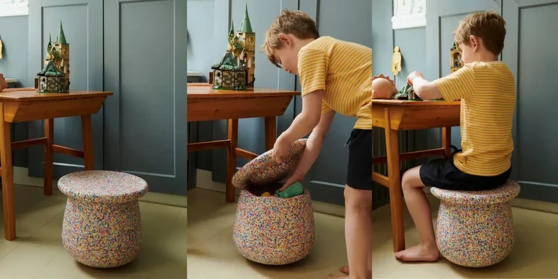 Stapelstein® Dynamic Small – Ensemble tabouret pour enfants favorisant l'équilibre et la motricité dès 3 ans