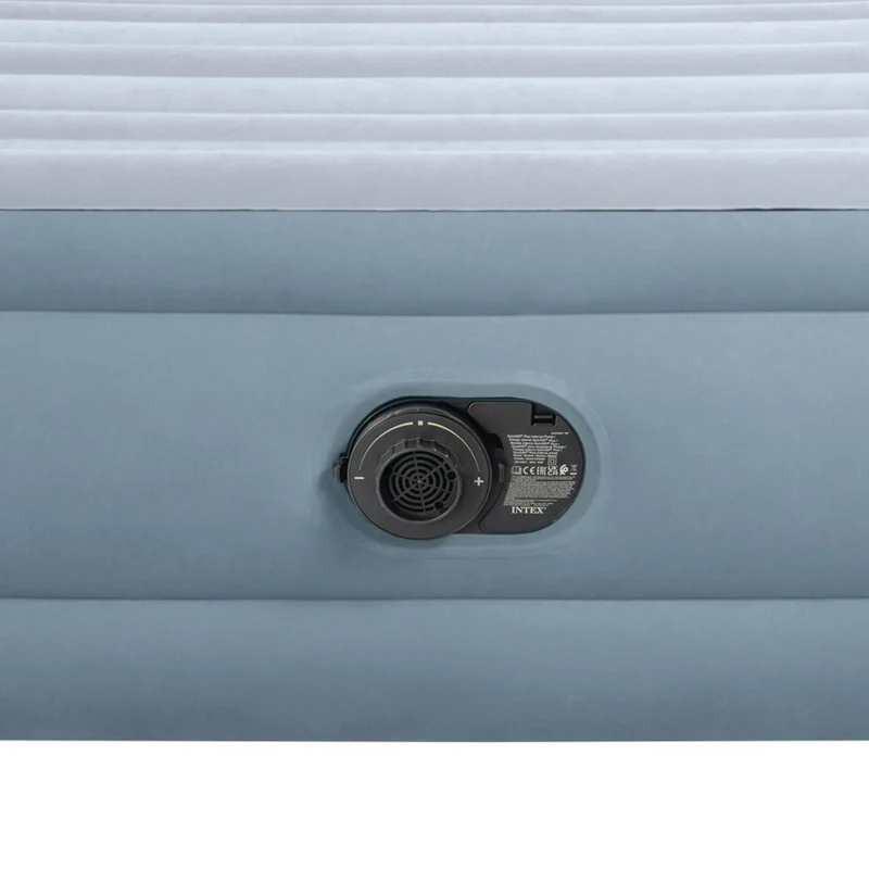 INTEX Dura-Beam Deluxe Colchón Hinchable Doble con Cabecero 152x236cm