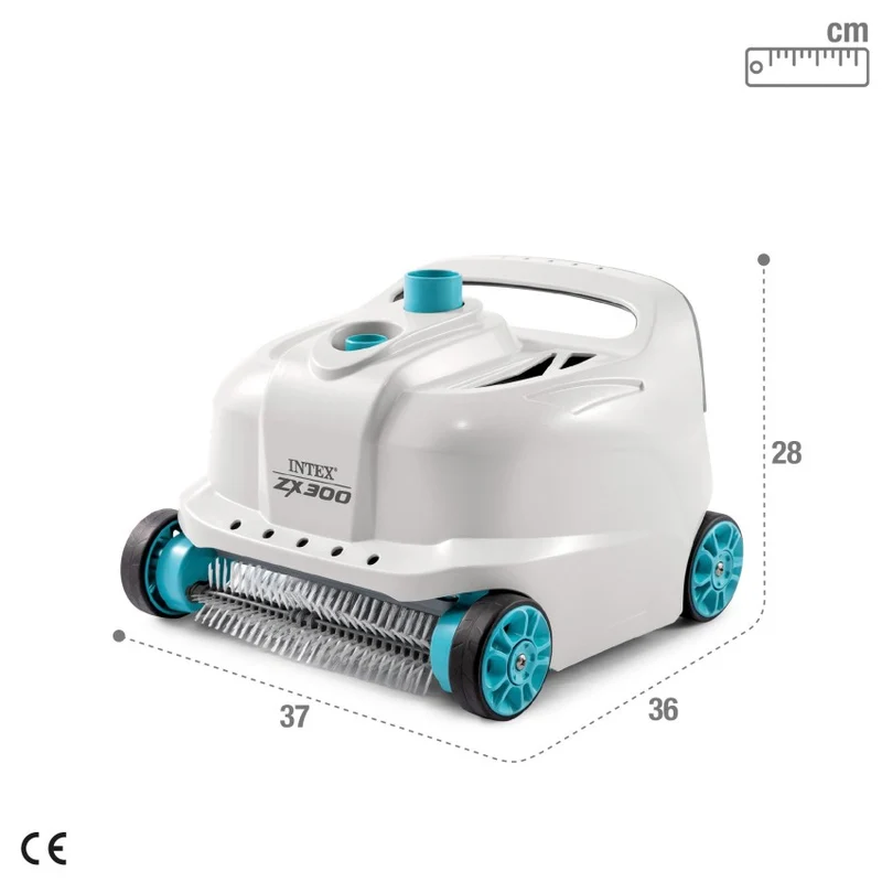 Intex Deluxe ZX300 Robot Limpiador Piscinas Suelos y Paredes
