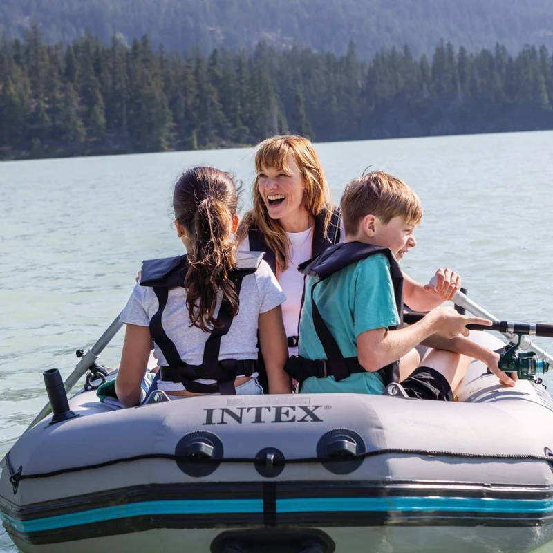 Intex Mariner 4 Barca Hinchable para 4 Personas con Remos