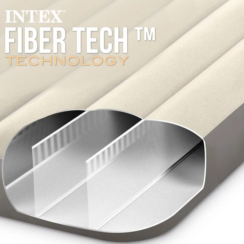 Intex Dura-Beam Standard Colchón Hinchable Single High 99x191x25cm