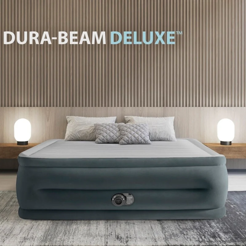 Intex Dura-Beam Deluxe Colchón Hinchable Comfort-Plush Queen 152x203x56cm