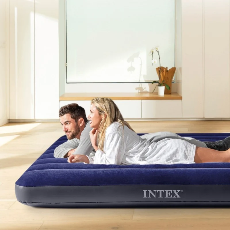 Intex Classic Downy Dura-Beam Colchón Hinchable Doble 183x203cm