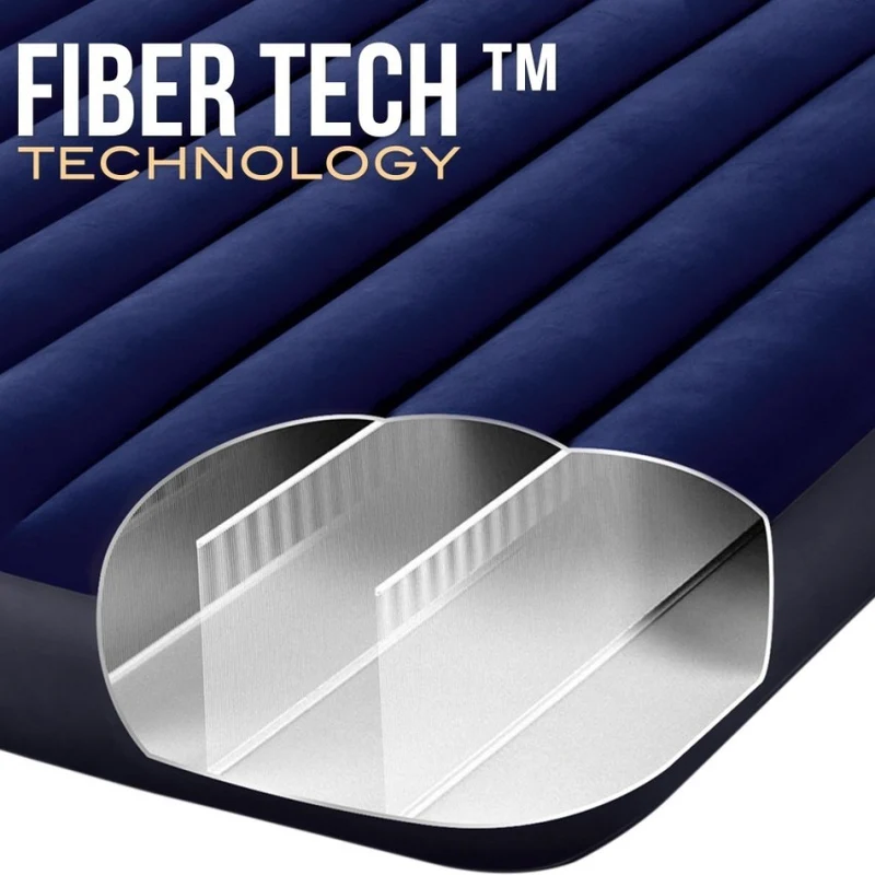 Intex Classic Downy Dura-Beam Colchón Hinchable Doble 183x203cm