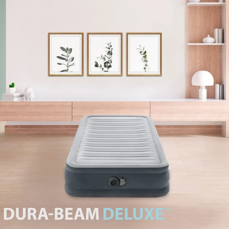 Intex Dura-Beam Deluxe Comfort-Plush Colchón Hinchable Individual 99x191x33 cm