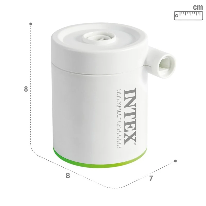 Intex QuickFill 200 Mini Hinchador Eléctrico Portátil USB