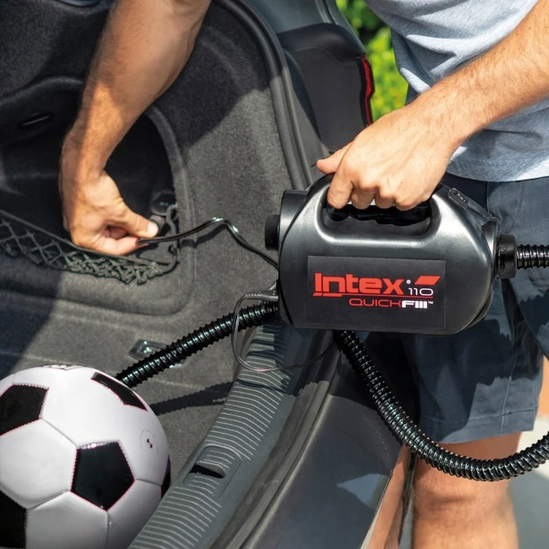 Intex Quick-Fill Bomba de Aire Eléctrica 220V 12V 400L/min