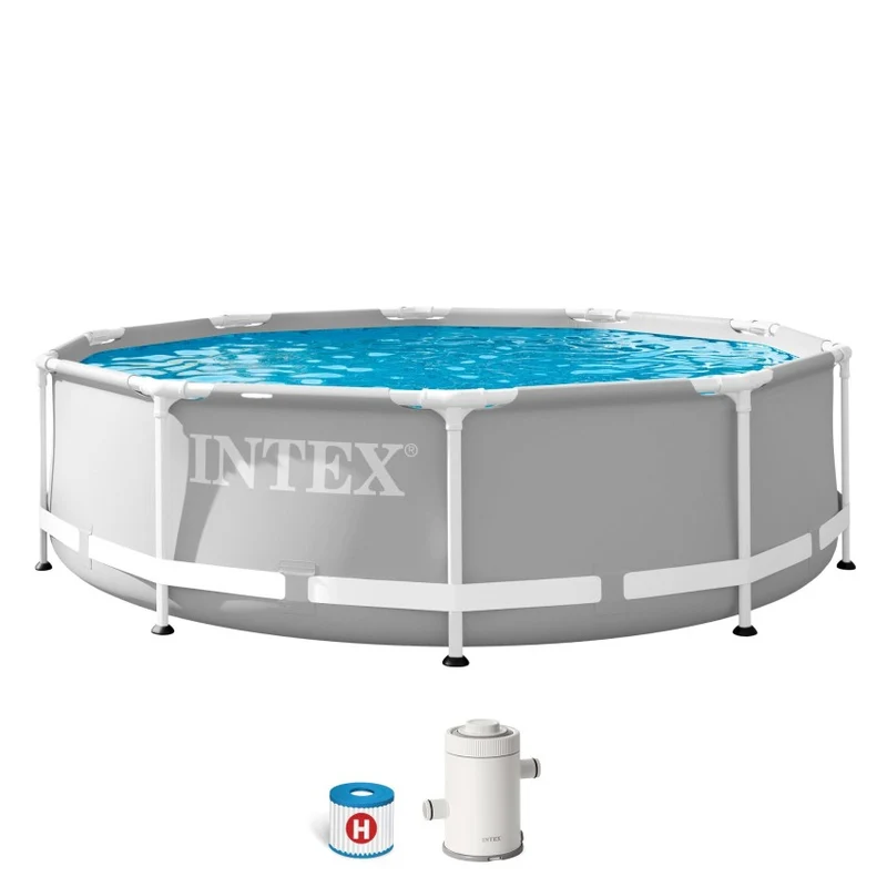 Intex Prism Frame Piscina Desmontable Redonda 305x76cm con Depuradora