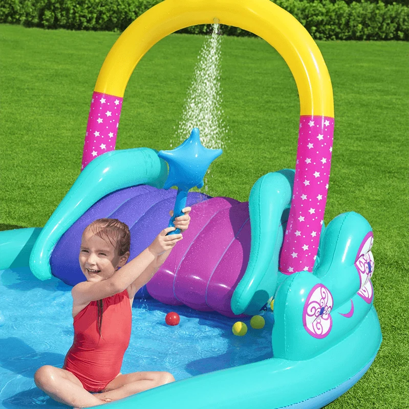 Centre de jeux gonflable licorne magique pour enfant