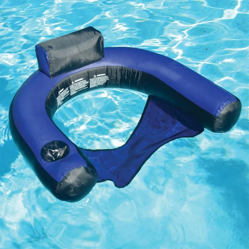Chaise de piscine en U