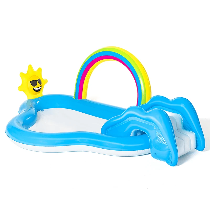 Centre de jeux gonflable Rainbow N' Shine pour enfant