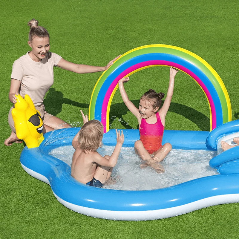 Centre de jeux gonflable Rainbow N' Shine pour enfant