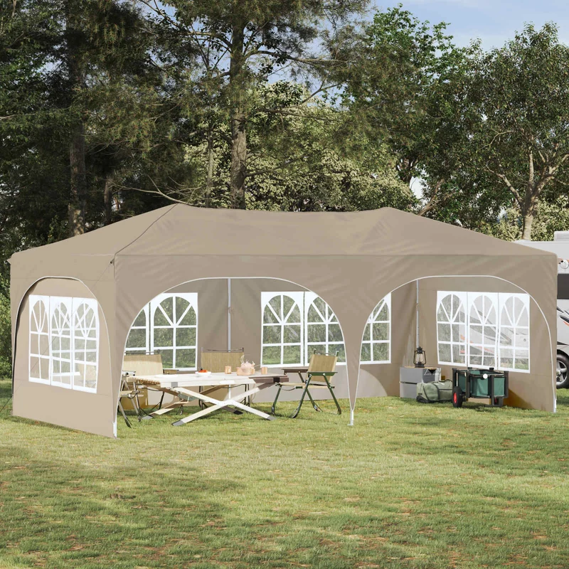 Pop-Up Feesttent 575 X 288 X 245 Cm Oxford Stof