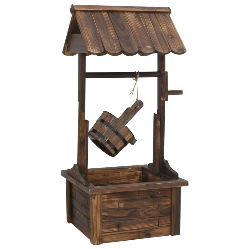 Wensfontein Met Pomp 57X50X112 Cm Massief Vurenhout