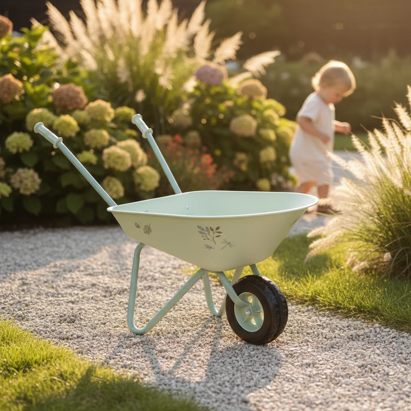 Kinder Gartenset Forest Friends – Schubkarre, Eimer & Schaufel