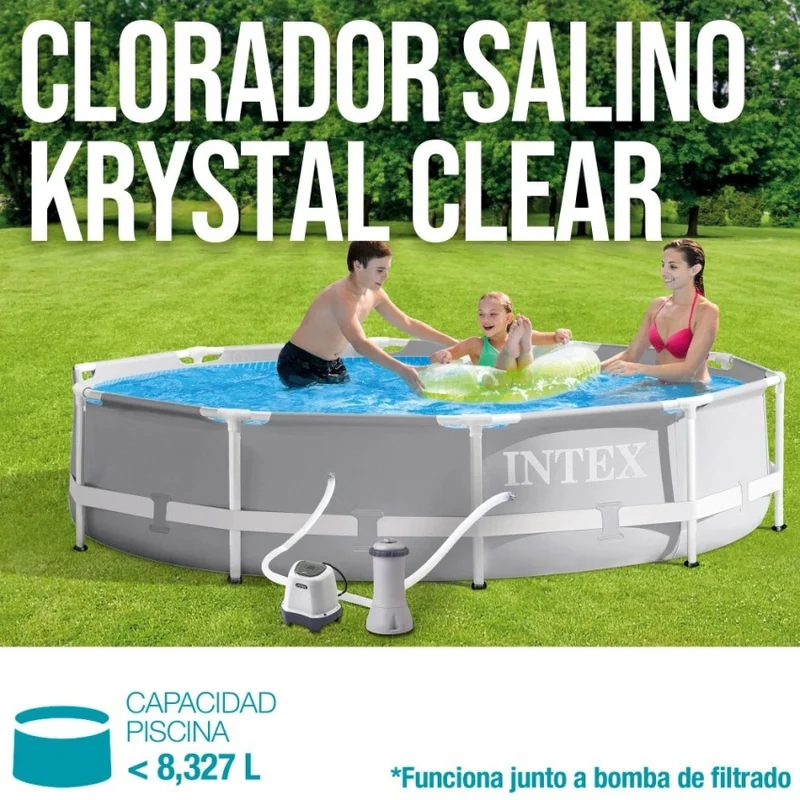 Intex Krystal Clear QS200 Clorador Salino 2g/h para Piscinas