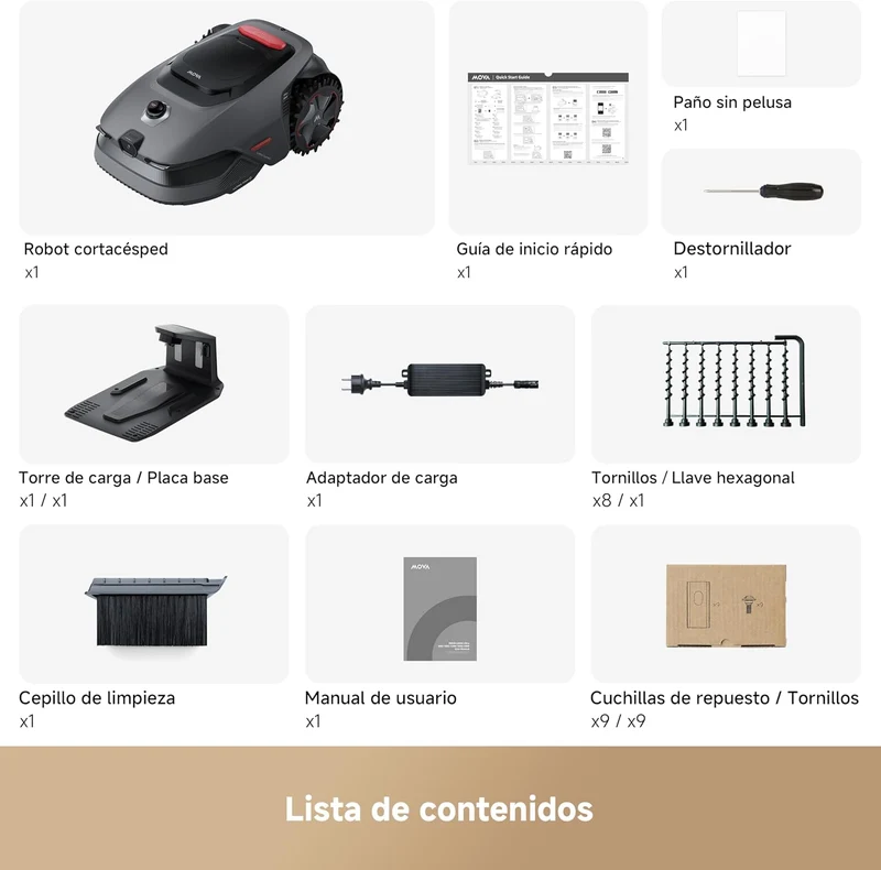 Mova – LiDAX Ultra 1600 robot cortacésped sin cable perimetral