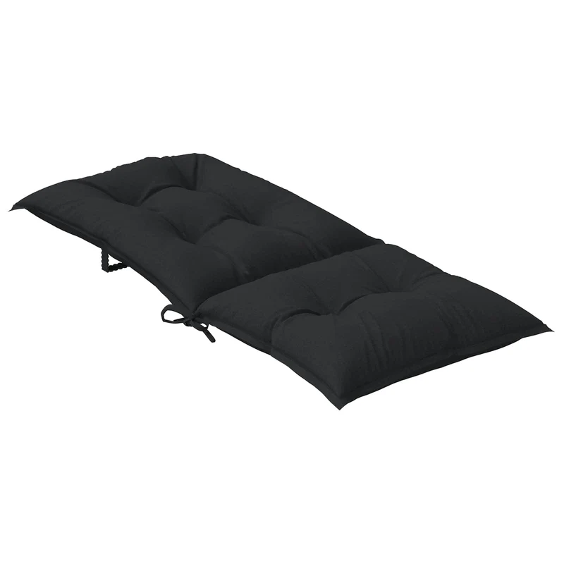 Set Hoge Rug Stoelkussens 4 St Polyester