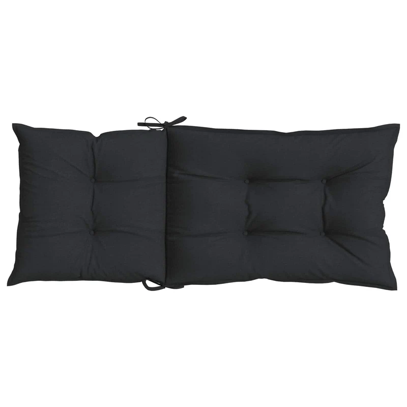 Set Hoge Rug Stoelkussens 4 St Polyester