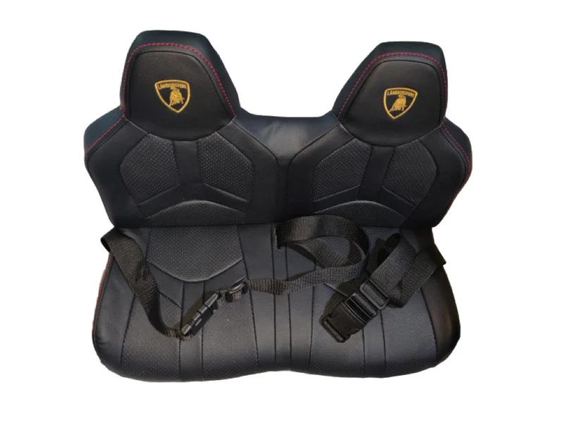Lamborghini Aventador, 2-Persoons 24 Volt Elektrische Kinderauto Met Rubberen Banden, Leder Zitje!