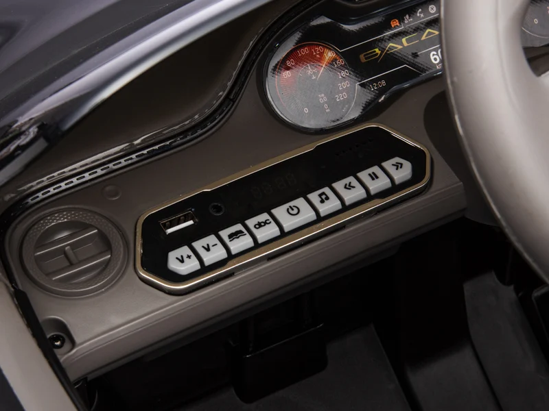 Bentley Bacalar, 12 Volt Elektrische Kinderauto, Leder Zitje, Rubberen Banden En Meer.