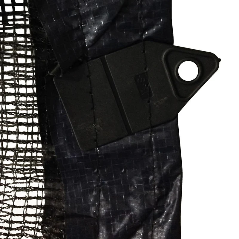 Filet à feuilles avec ourlé pour piscine ovale