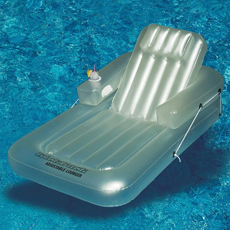 Chaise longue gonflable et réglable Kickback