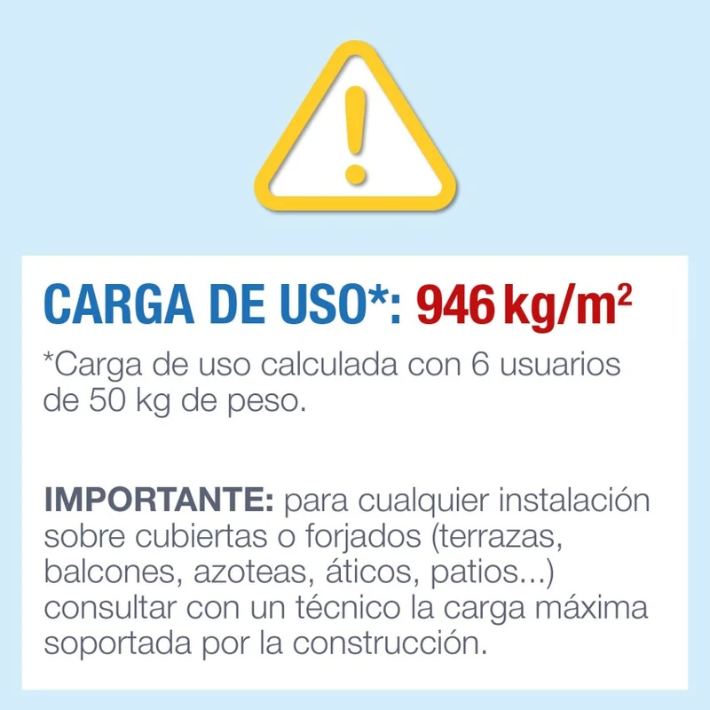 INTEX Prism Frame Piscina Rectangular 488x244x107 cm con Depuradora