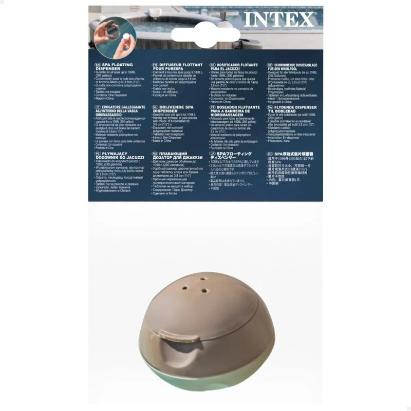 INTEX Dosificador de Cloro Flotante PureSpa 6 cm