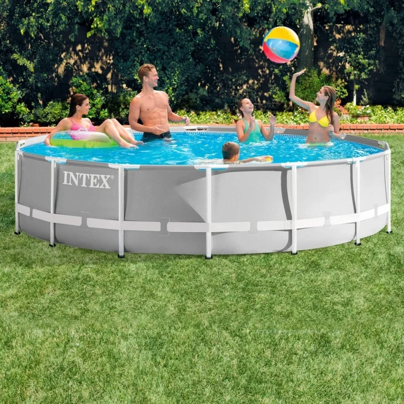 Intex Piscina Redonda Prism Frame 457x107cm con Depuradora