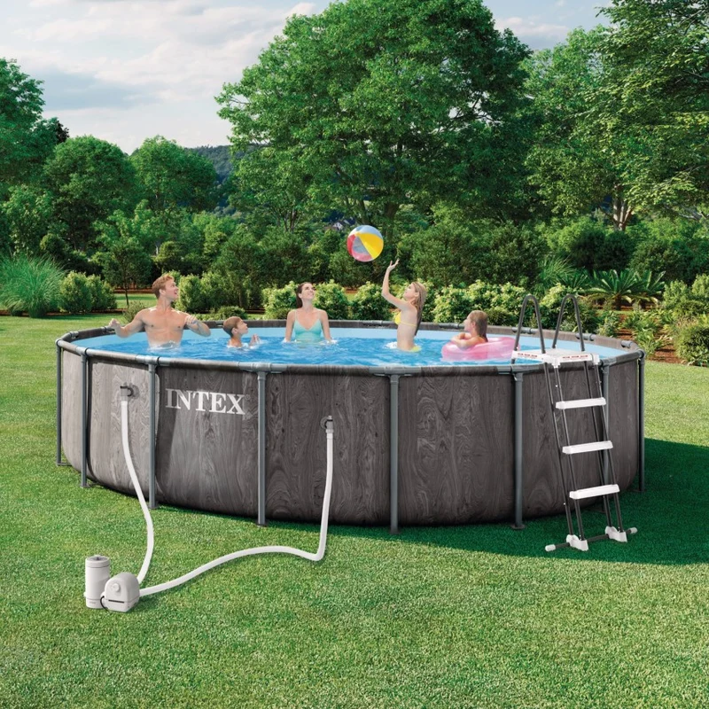 Intex Piscina Desmontable Greywood Prism Frame 549x122cm con Depuradora