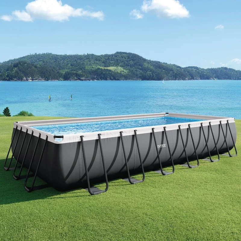 Intex Ultra XTR Frame Piscina Desmontable Rectangular 732x366x132cm Depuradora