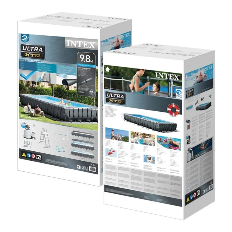 Intex Ultra XTR Frame Piscina Desmontable Rectangular 975x488x132cm