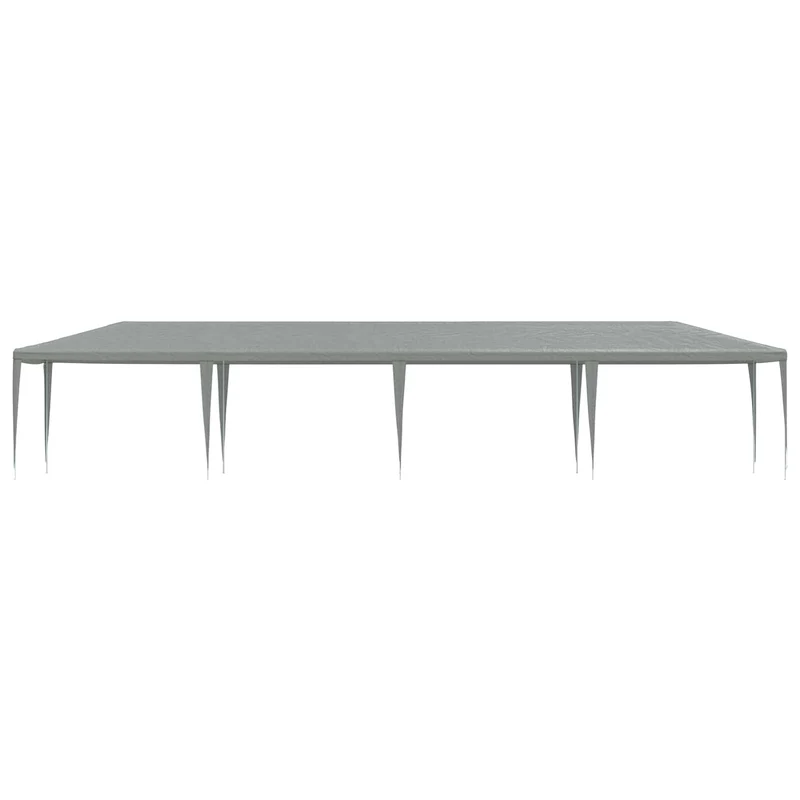 Partytent Lichtgrijs 1200 X 300 X 255 Cm Pe En Staal